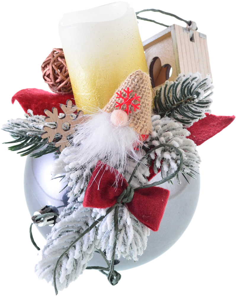 

Елочная игрушка (YES! Fun) Дед Мороз 19 см (904282) (4820079042826)