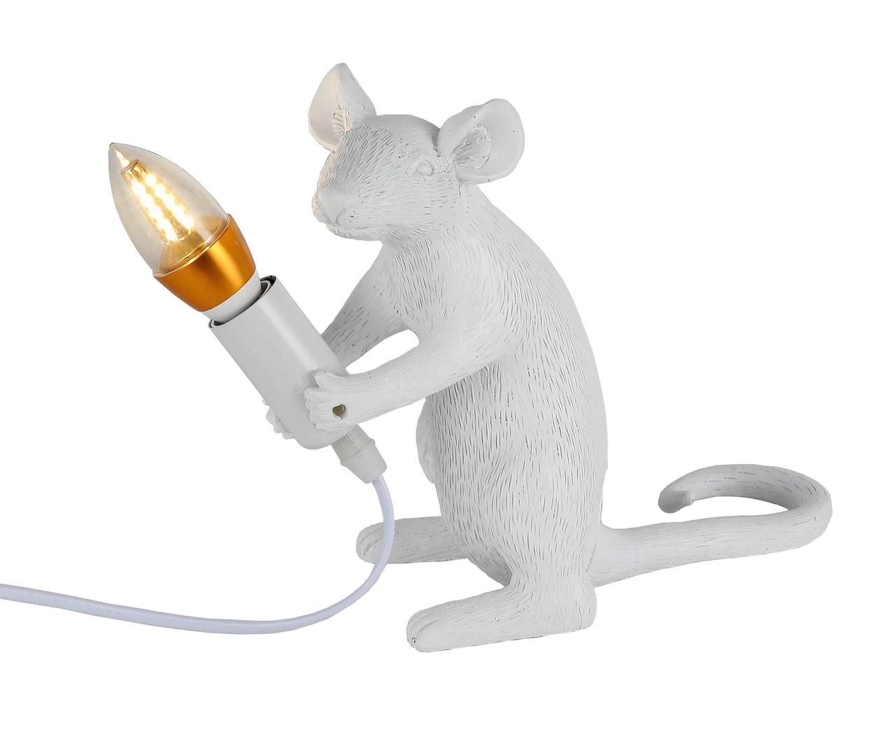 

Настольная лампа Mouse декоративная Levistella 909VXL8065C WH