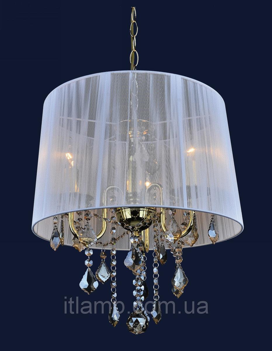 

Люстра абажурная в классическом стиле Levistella 7204003GD-3GD IVORY