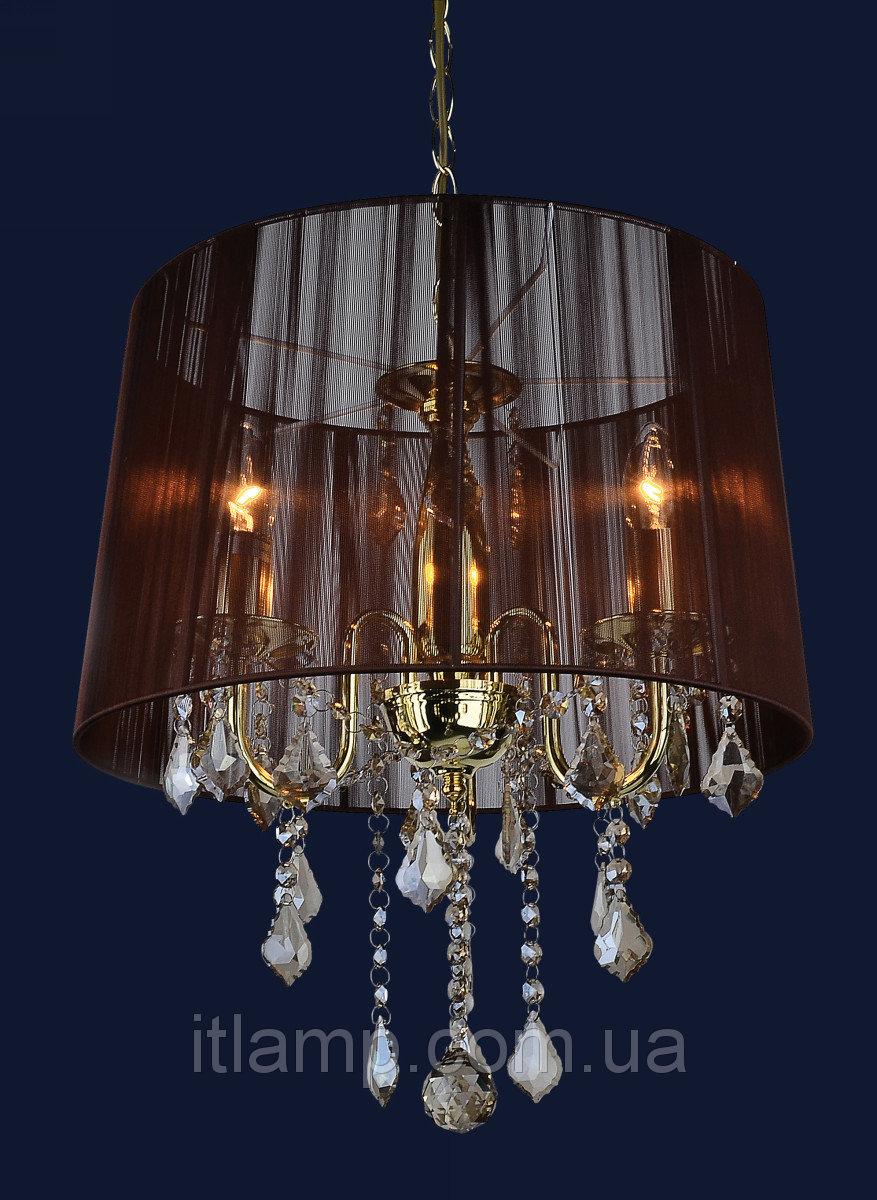 

Люстра абажурная Levistella 7204003GD-3GD BROWN