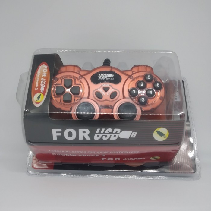 Игровой манипулятор TURBO USB GAMEPAD DJ-168 джойстик для ПК Бордовый ...