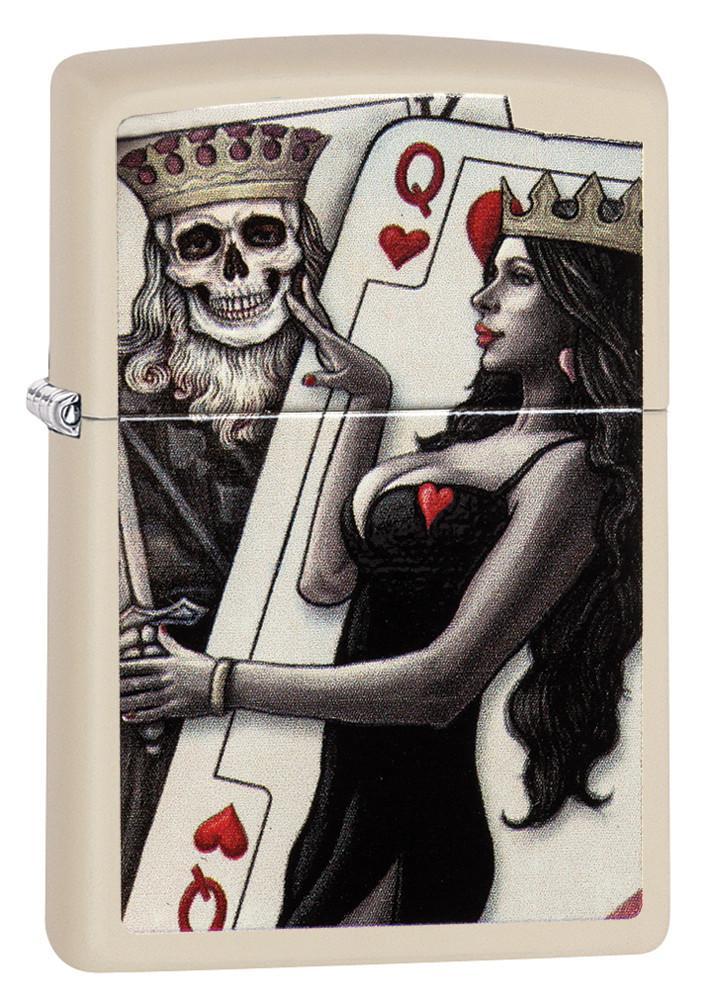 

Зажигалка Zippo Skull King Queen Beauty 29393