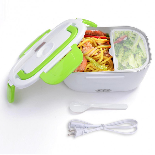 

Ланч-бокс с подогревом Electric Lunch Box Green S+