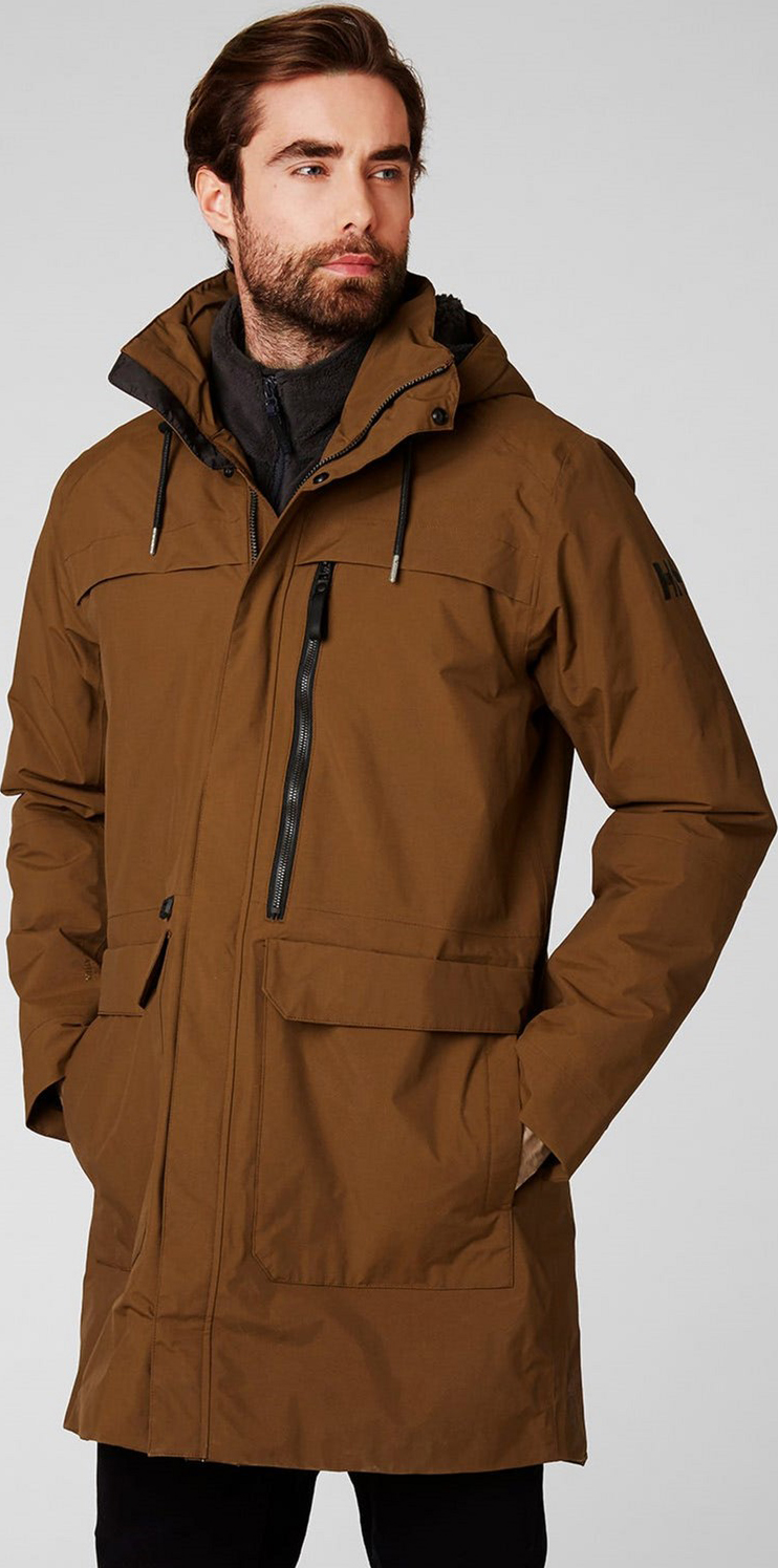 Helly Hansen Waterville Coat 53169 763 L Bark Brown