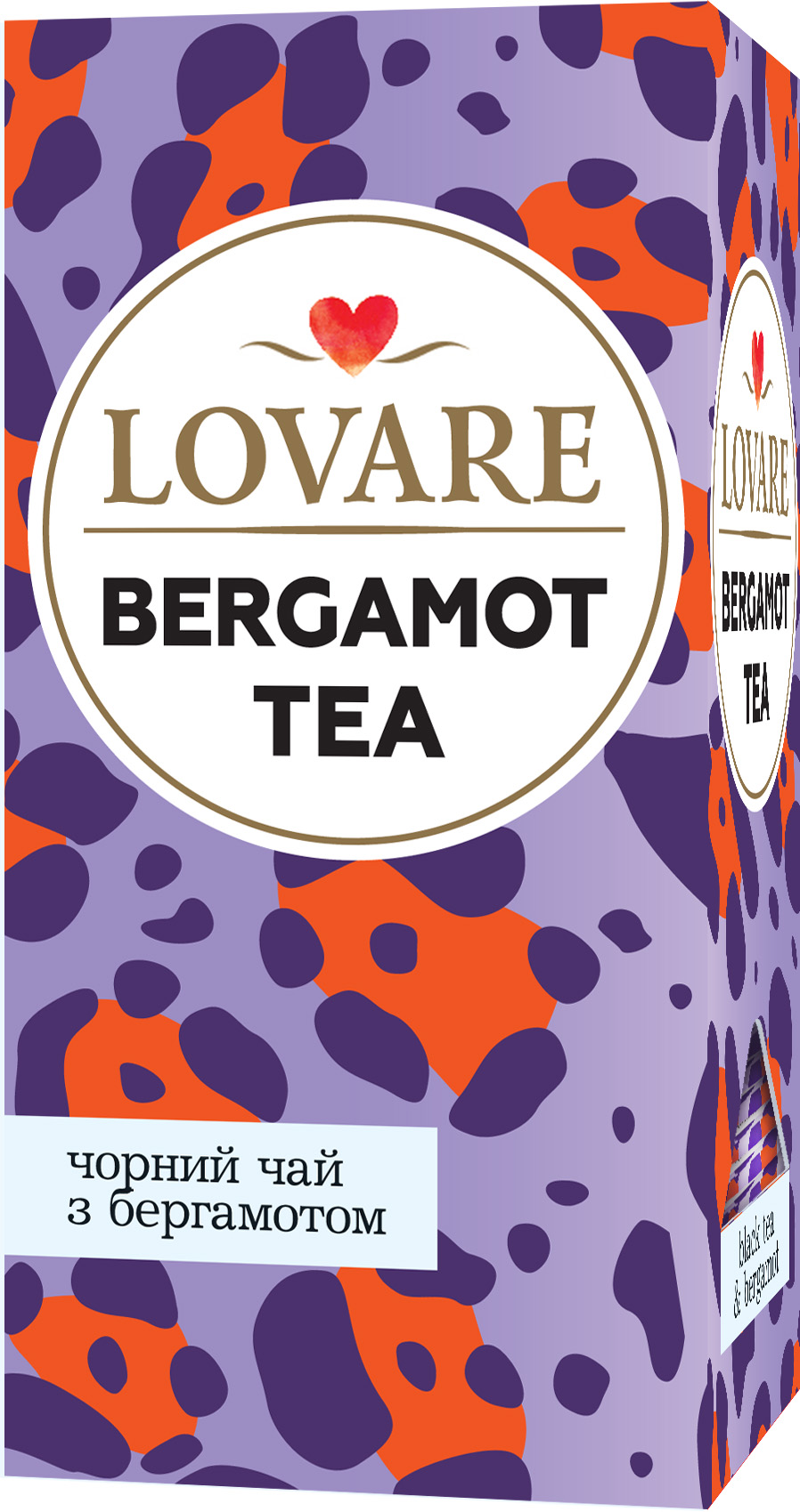 Чай черный пакетированный Lovare Bergamot tea с ароматом бергамота и ...