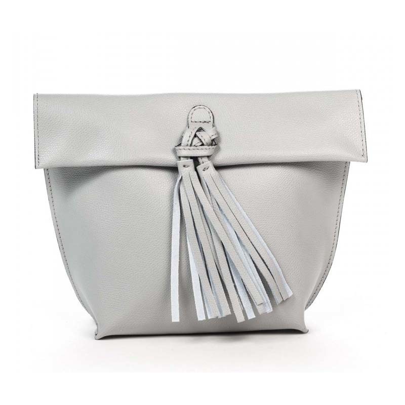 

Клатч кожаный Italian Bags Серый