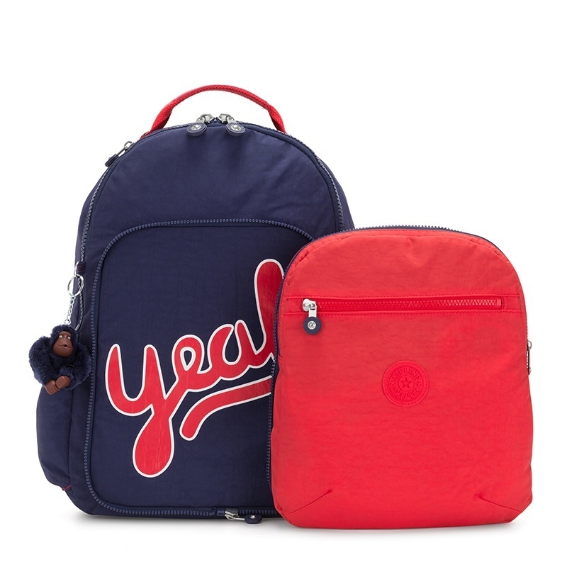 

Рюкзак Kipling BTS Seoul Switch Polish Blue Bl с отдел. д/ноутбука 15" 26л