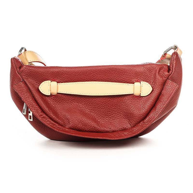 

Кожаный клатч Italian Bags Бордовый
