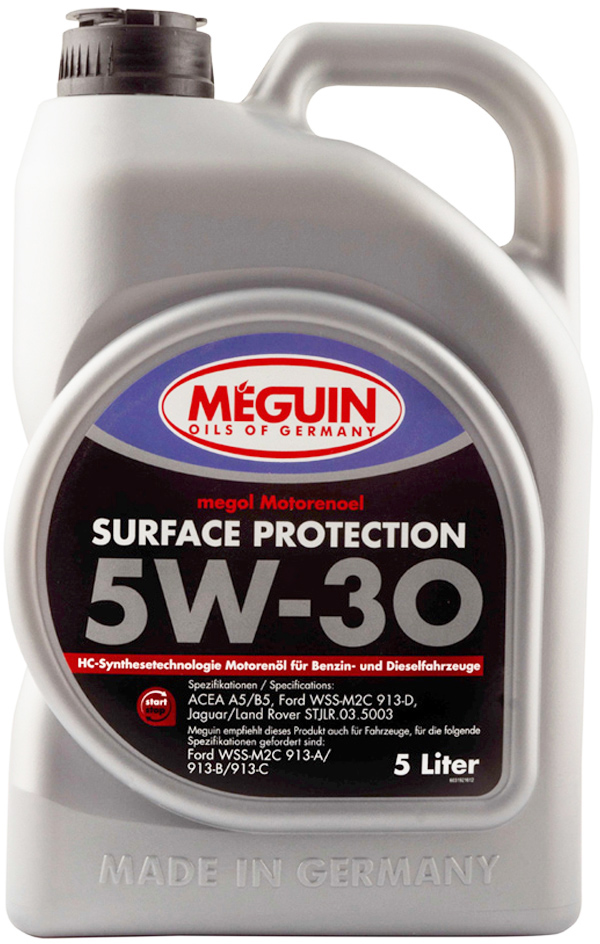 Акція на Моторное масло Meguin Surface Protection SAE 5W-30 5 л (4015838031924) від Rozetka UA