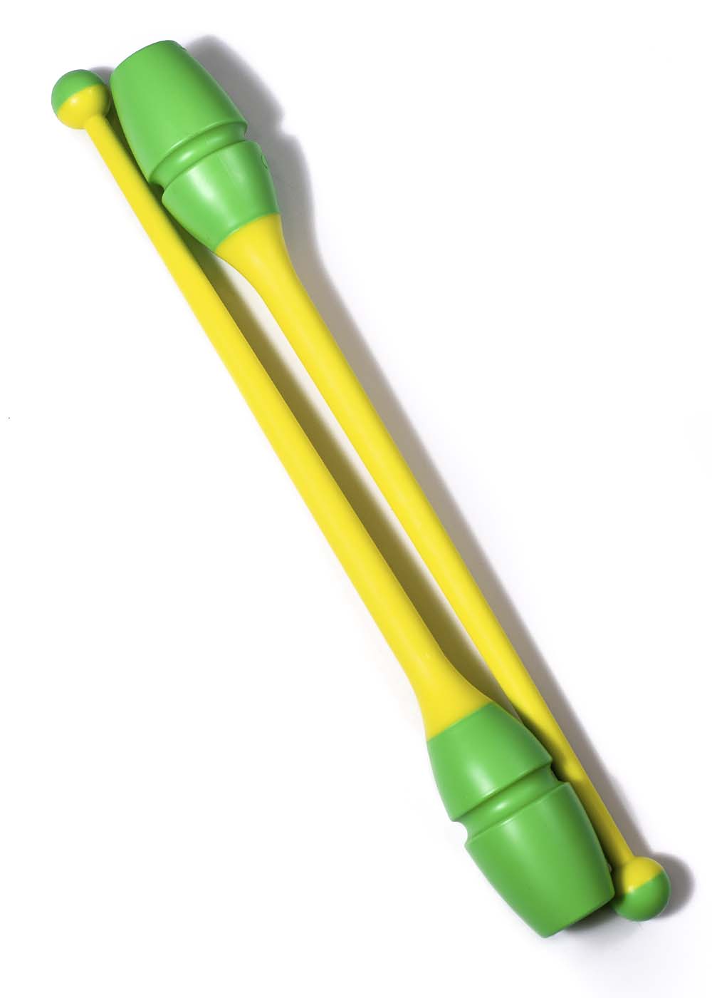 

Булавы для гимнастики CHACOTT 65204 36.5см пластик+резина 36.5cm Green x Yellow (CC65204)