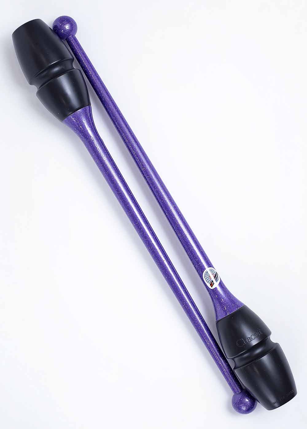 

Булавы для гимнастики CHACOTT HI GRIP пластик+резина 45.5cm Purple (CC65202)