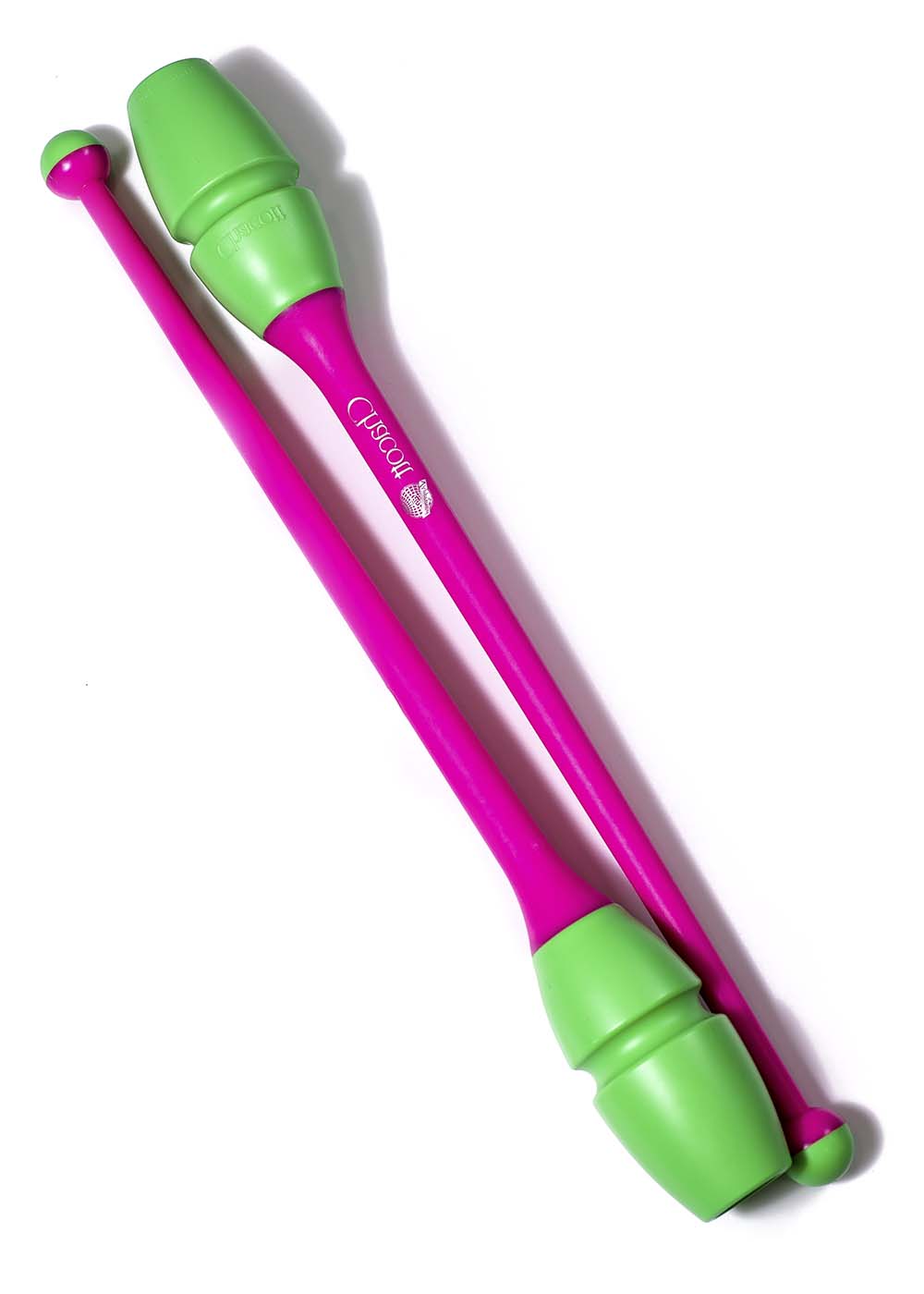 

Булавы для гимнастики CHACOTT CC65203 пластик+резина 45.5cm Green x Pink (CC65203)