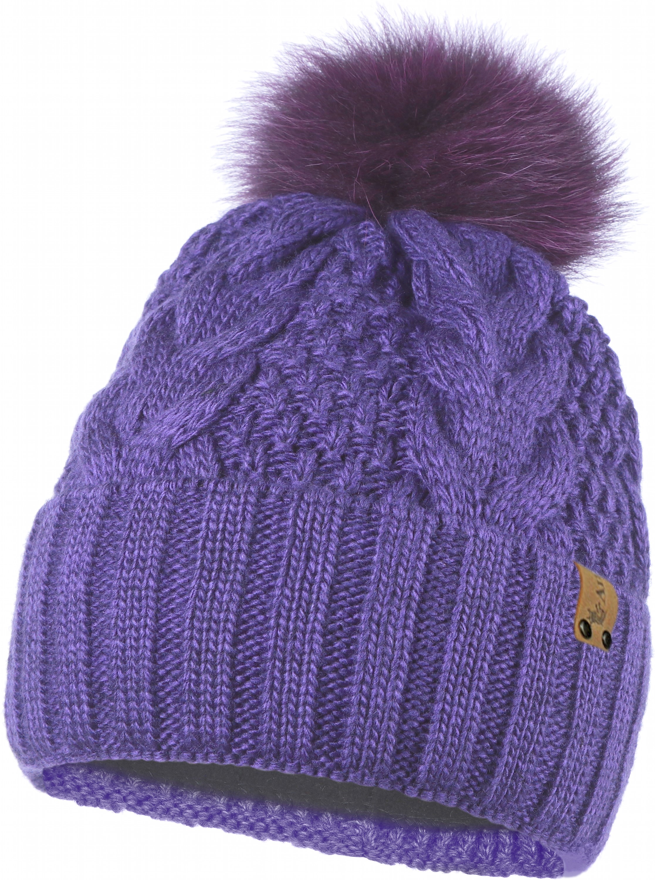 

Зимняя шапка Anmerino Дарина 56-58 см Сливовая