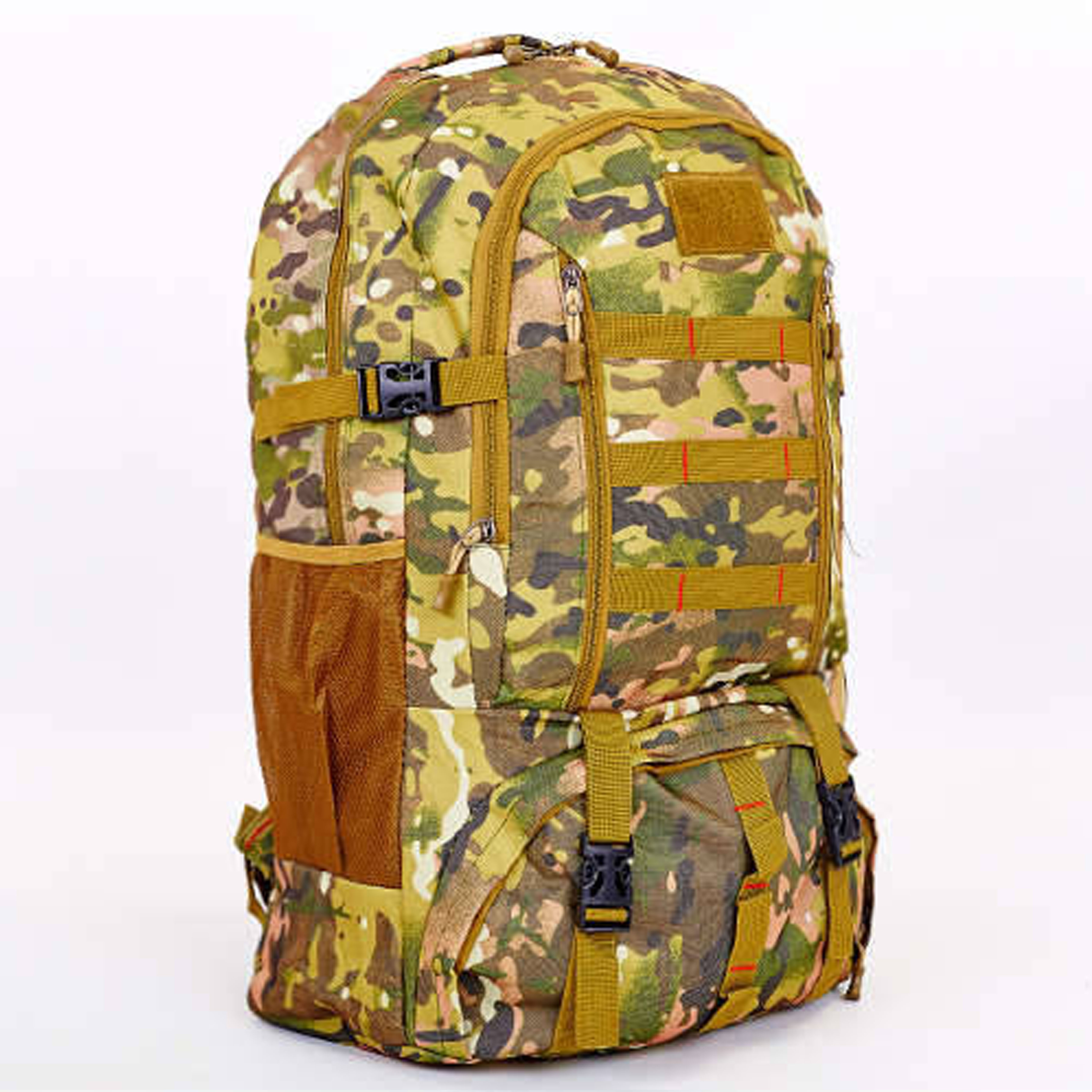 

Рюкзак туристический бескаркасный SILVER KNIGHT V-40л olive camouflage TY-0868