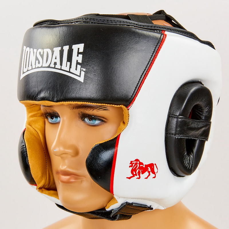 

Шлем боксерский в мексиканском стиле кожаный LONSDALE XPEED Размер M VL-8341