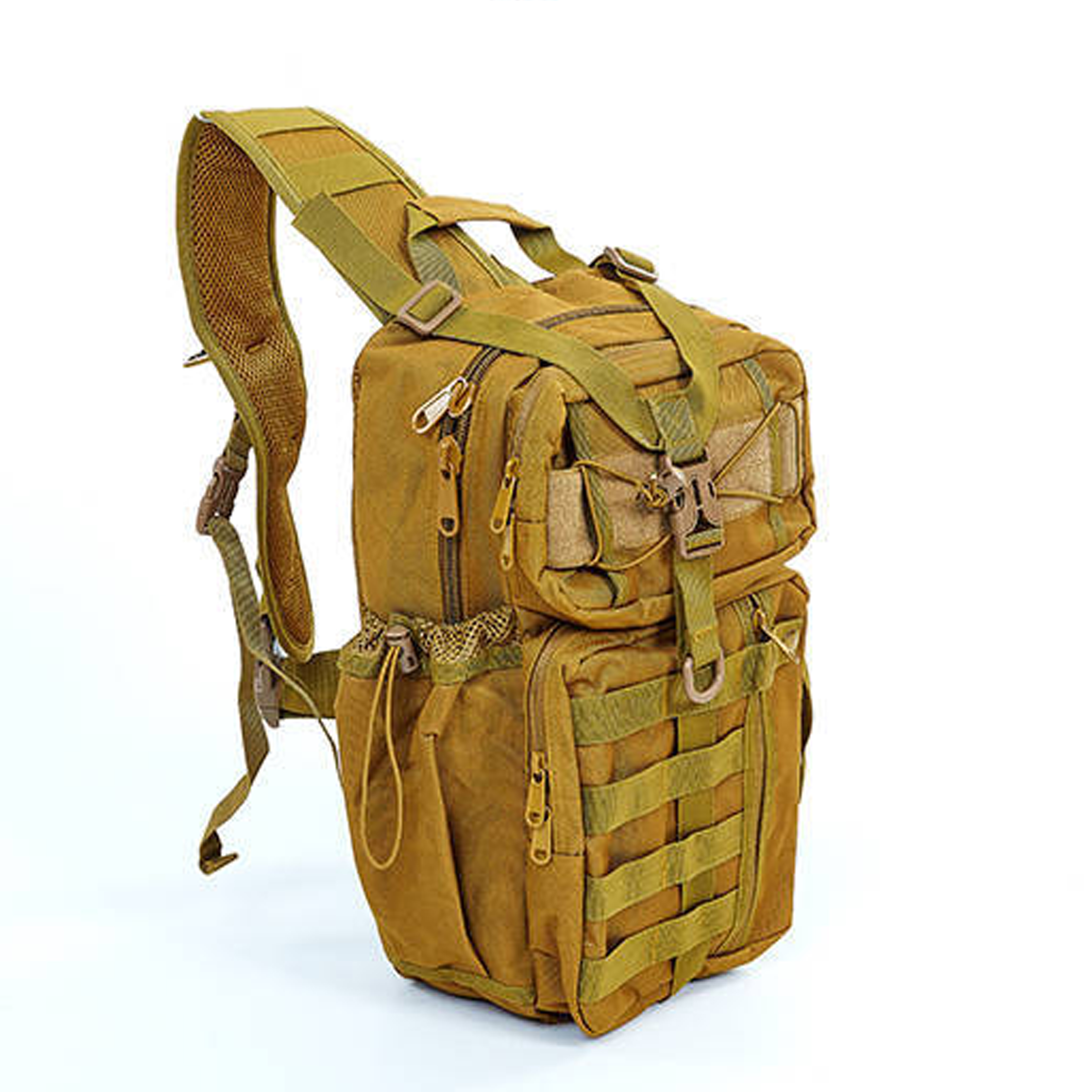 

Рюкзак патрульный однолямочный SILVER KNIGHT 30 литров Khaki TY-5386
