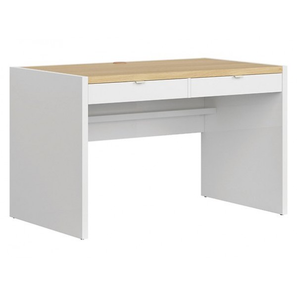 

Стол письменный с ящиками BIU/120 в детскую из ДСП Princeton BRW (Black Red White) Польша Цвет ручек Серый