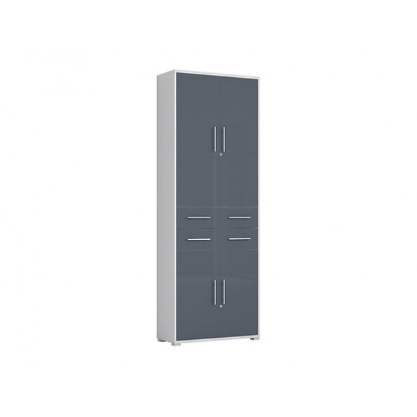 

Шкаф для документов распашной REG4D2S/220 четырехдверный из ДСП Office Lux BRW (Black Red White) Польша