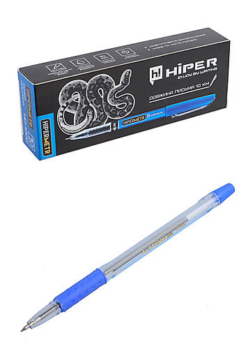 

Ручка масляная Hiper Metr, 0.7 мм (10 штук в упаковке) Hiper Metr (HO-1000)