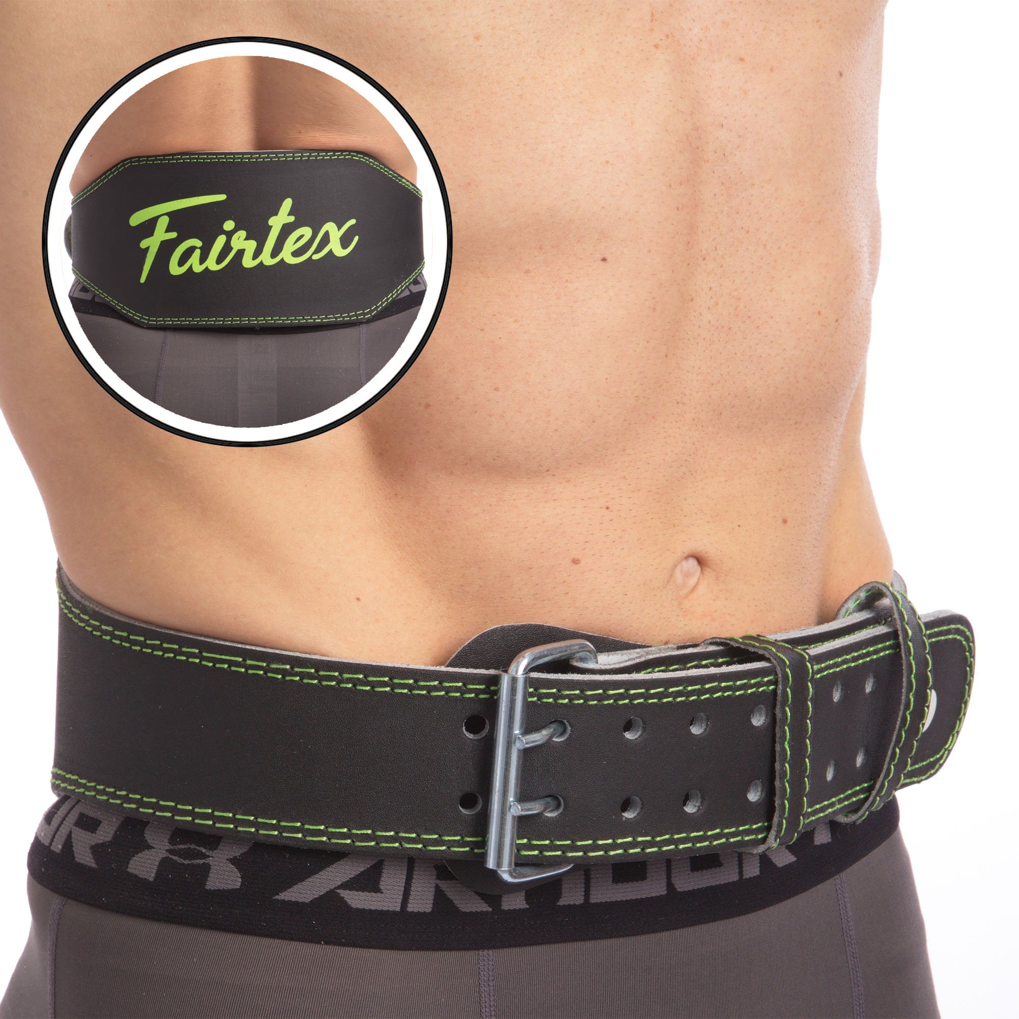 

Пояс атлетический кожаный FAIRTEX (черный), Размер M