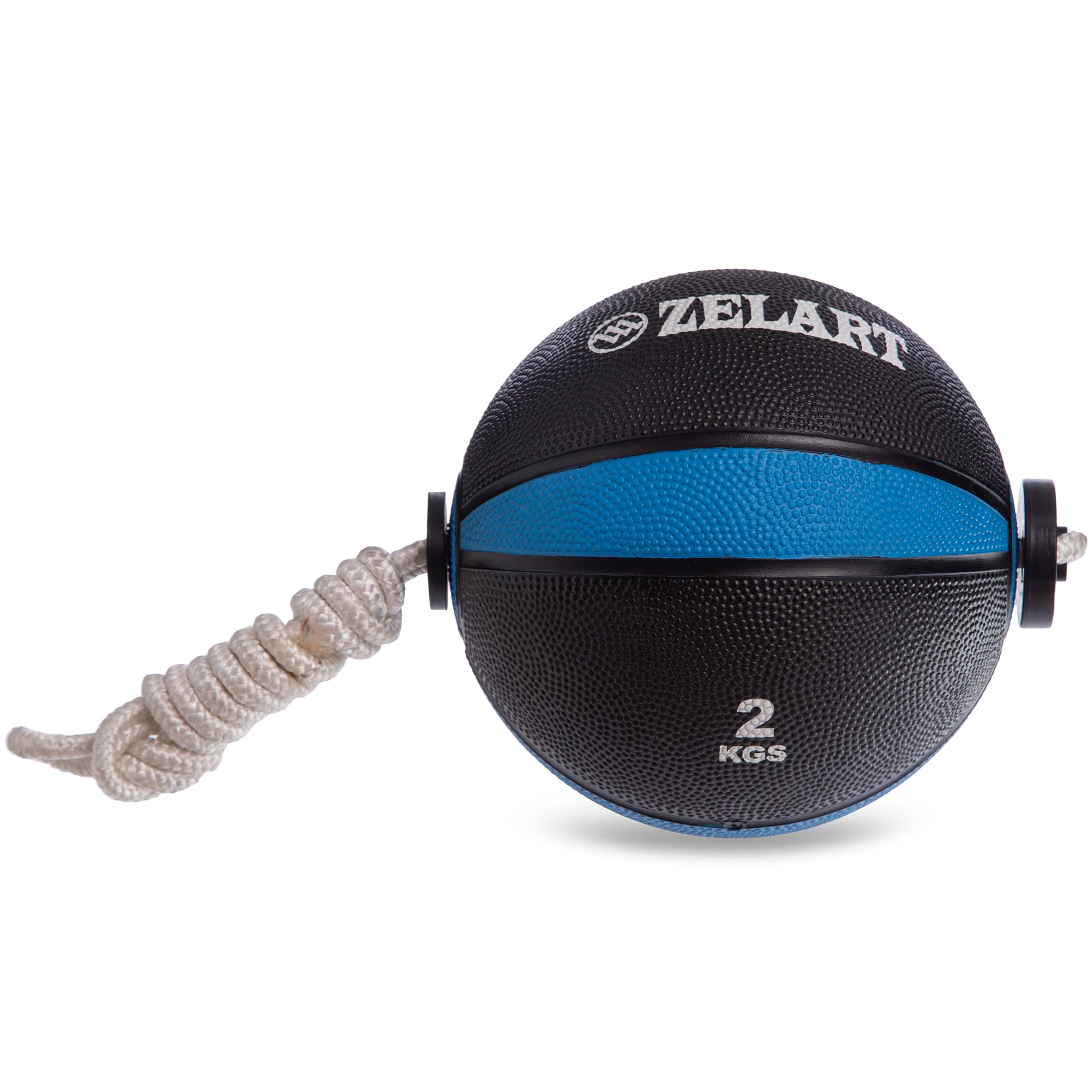 

Мяч медицинский медбол с веревкой Zelart Medicine Ball 2 кг