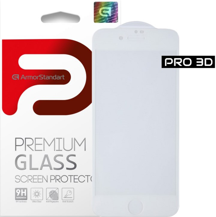 

Защитное стекло ArmorStandart Pro Evo для Apple iPhone 8 Plus/7 Plus White (ARM55367-GP3D-WT)