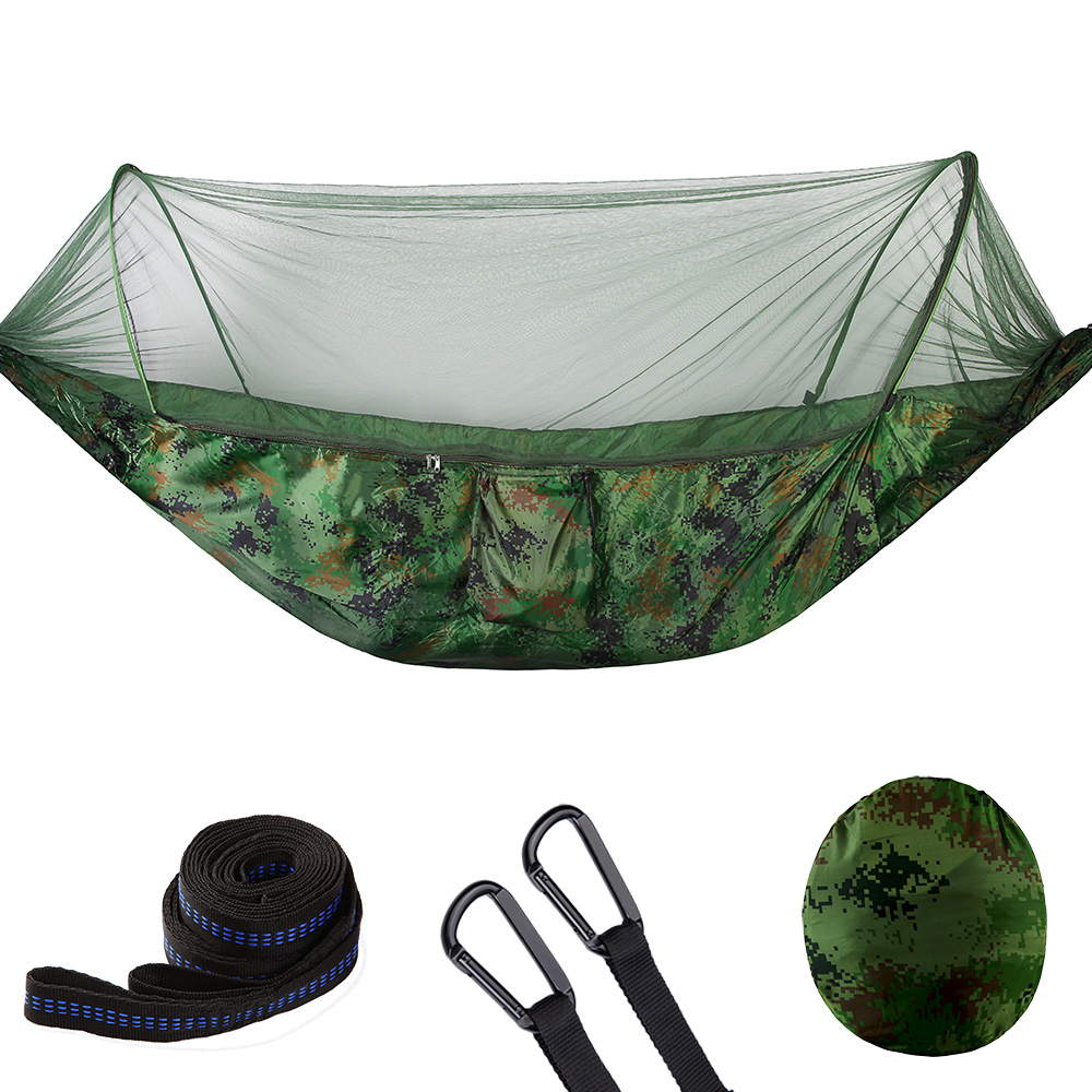 

Гамак c москитной сеткой и дугами Dense forest camouflage (new_52168)