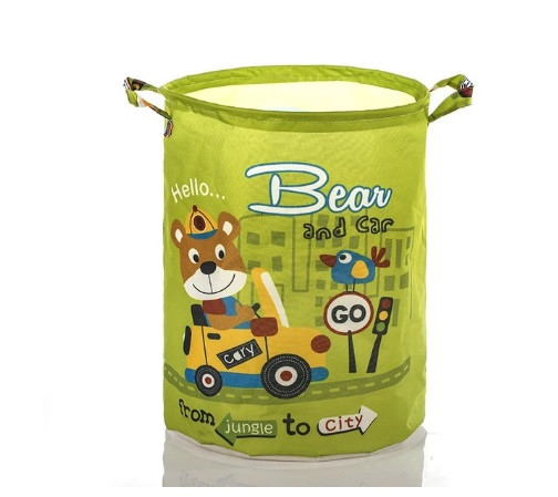 

Корзина для игрушек Beezzy Bear зеленая 45*35 см