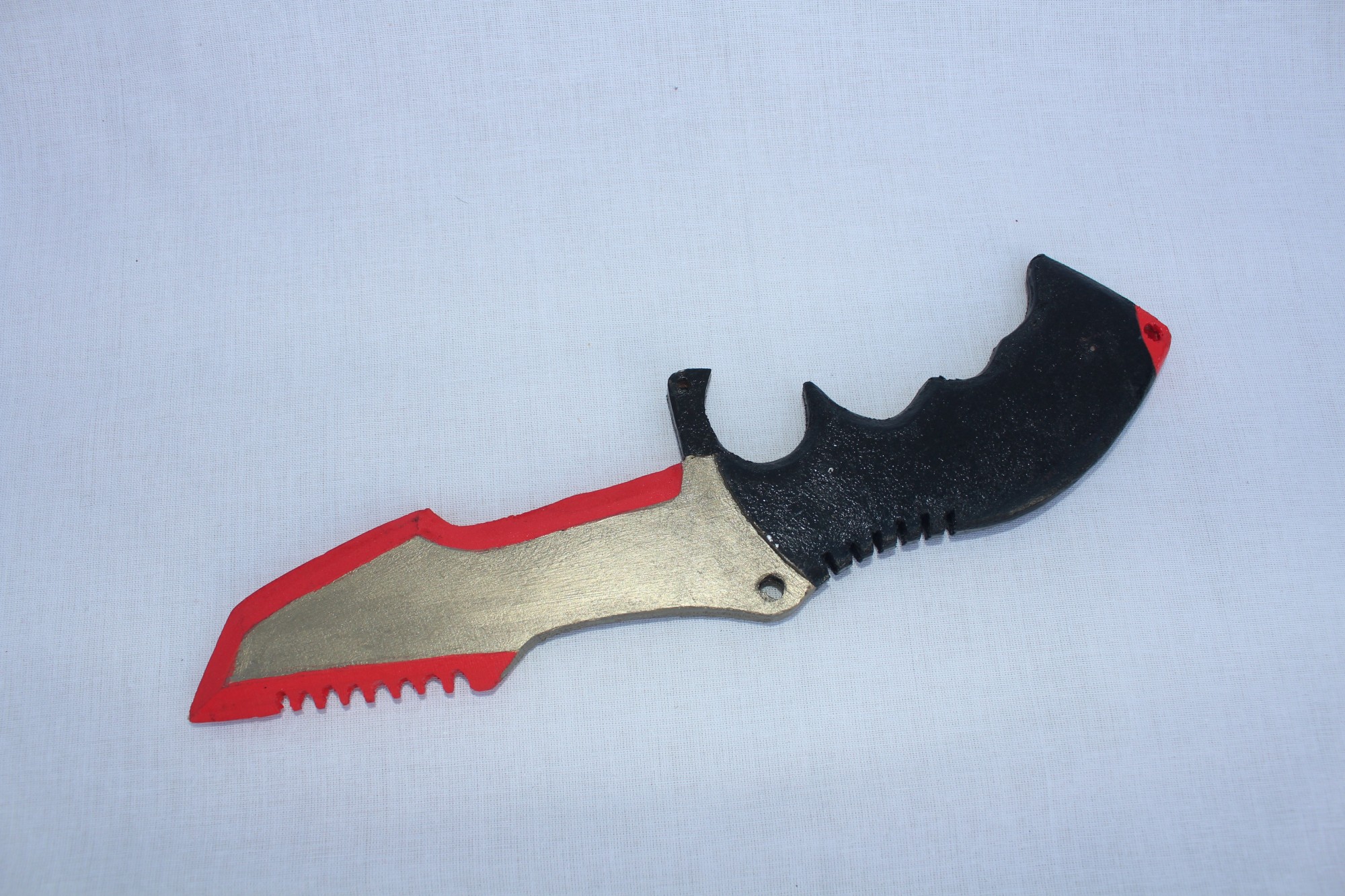 

Коллекционный нож WW деревянный Охотничий Huntsman Knife Красный CS GO