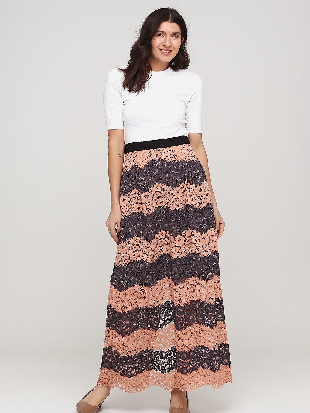 

Юбка H&M 25-0816 S Персиковая
