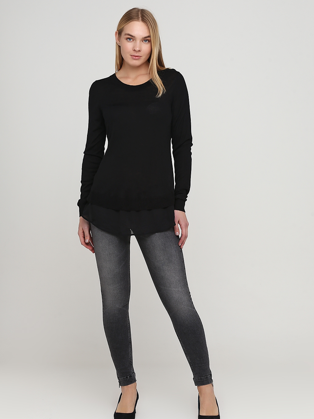 

Джинсы H&M 249735 W28L32 Серые