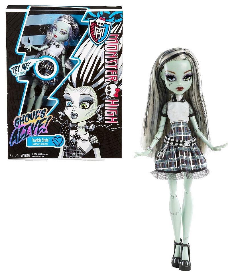 

Кукла Монстер Хай Френки Штейн серия Они Живые! светится в темноте - Monster High Frankie Stein Ghouls Alive!