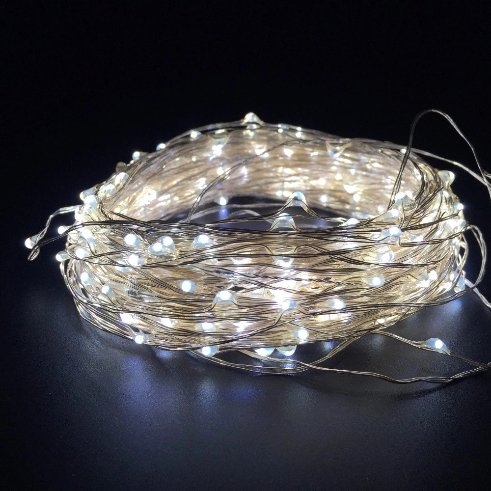 Гирлянда светодиодная нить LT Limited 5 м 50 led White на батарейках ...