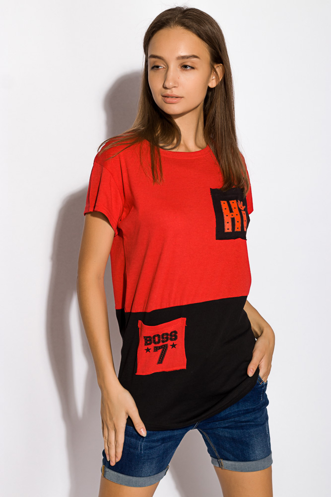 

Футболка женская 317F070 (Красный) M