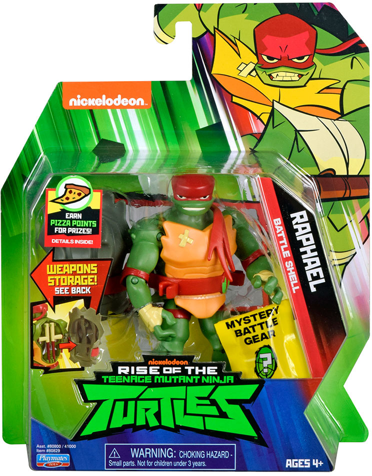 

Фигурка TMNT Серии Эволюция черепашек-ниндзя с боевым панцирем Рафаэль 12 см (80829)