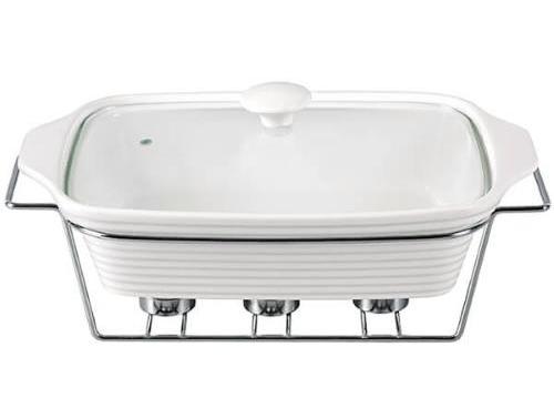 

Мармит Kamille Food Warmer керамическая форма 3л 38см с подогревом