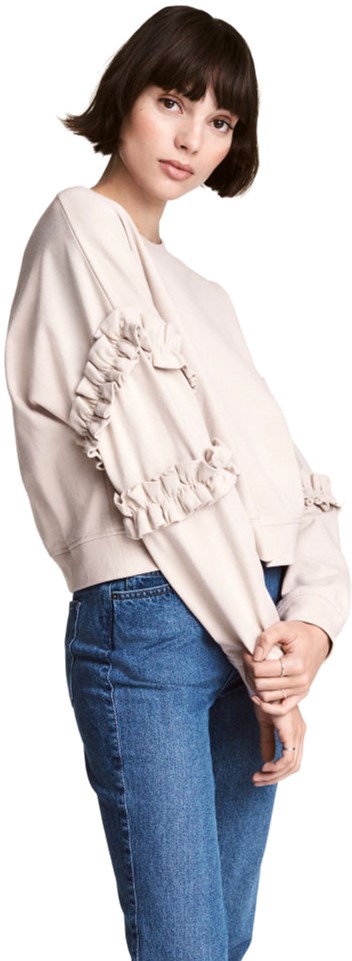 

Свитшот H&M 2hm033000199 44 Бежевый