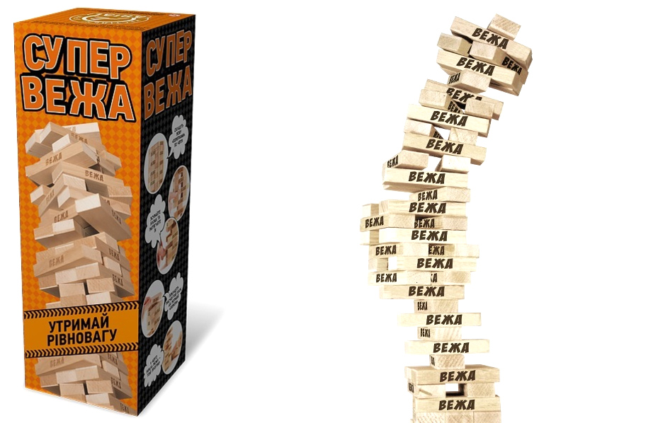 

Настольная игра Супер башня Arial (21053) (55408)