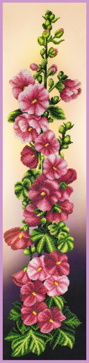 

Картины бисером Мальва суданская (Р-345)