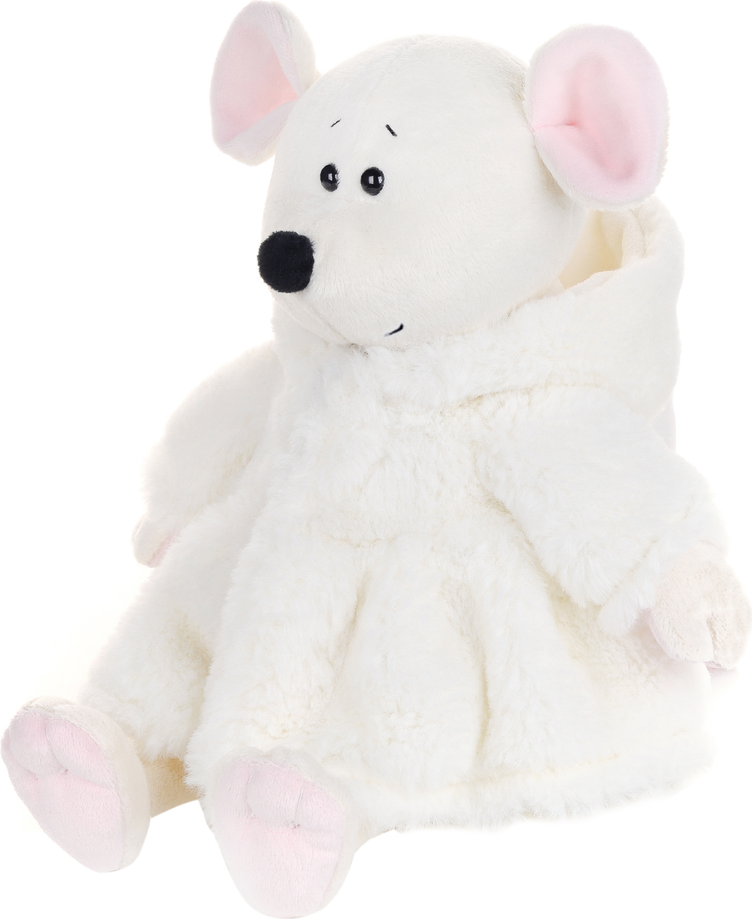 

Мышка Maxi Toys Рафаэлла в белой шубке 21 см (MT-MRT021922-21)