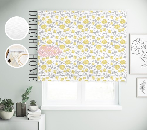 

Римская штора с фотопечатью 02-264 система Light I&H Джуси велюр 260*170 см