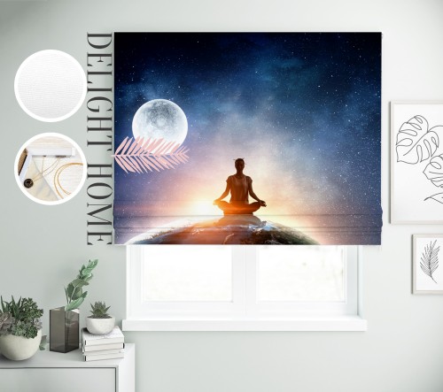 

Римская штора с фотопечатью 07-001 система Light I&H Джуси велюр 240*170 см