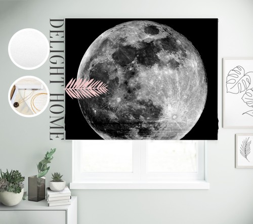 

Римская штора с фотопечатью 05-187 система Light I&H Джуси велюр 40*170 см