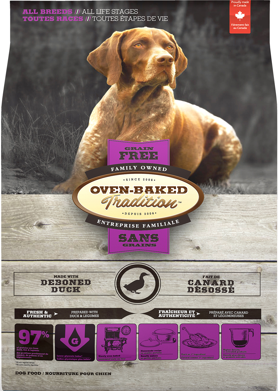 Акція на Сухой корм Bio Biscuit Oven-Baked Tradition беззерновой для собак со свежим мясом утки 2.27 кг (669066098187) від Rozetka UA