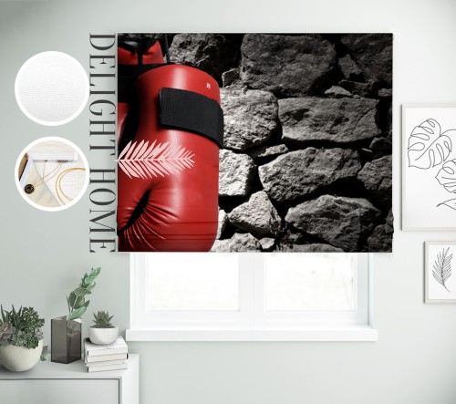 

Римская штора с фотопечатью 10-803 система Light I&H Джуси велюр 240*170 см