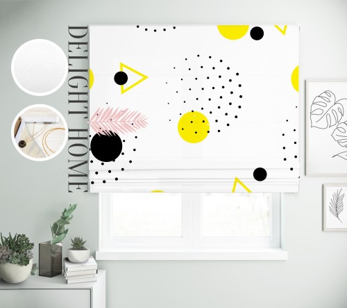 

Римская штора с фотопечатью 08-064 система Light I&H Джуси велюр 130*170 см