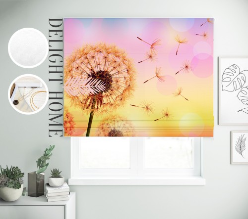 

Римская штора с фотопечатью 08-019 система Light I&H Джуси велюр 230*170 см