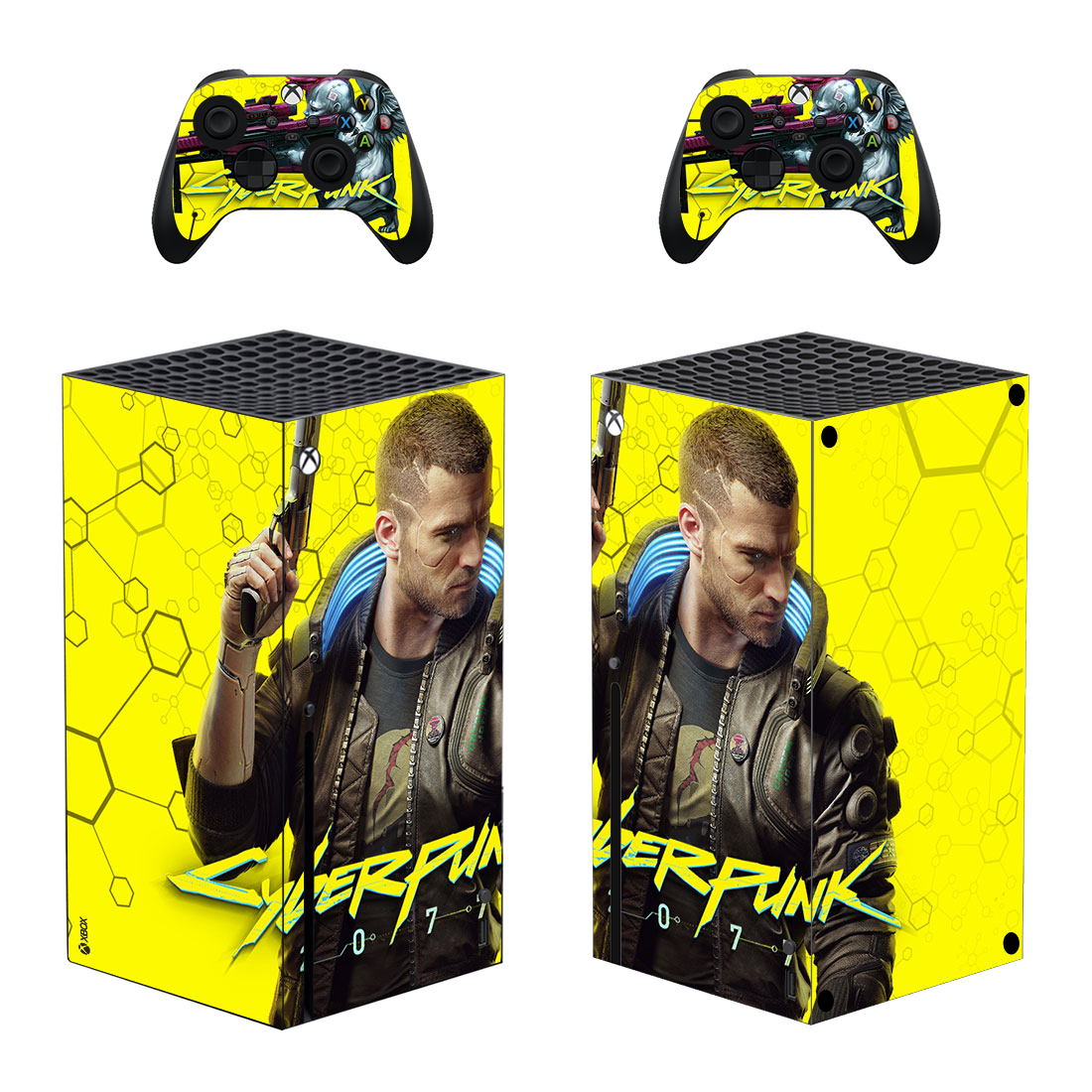 

Виниловые наклейки на Xbox Series X и геймпады Cyberpunk 2077 Microsoft игровая консоль Skin (PV6050)