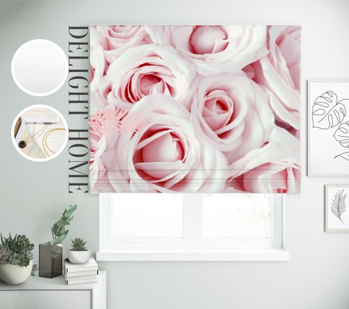 

Римская штора с фотопечатью 03-047 система Light I&H Джуси велюр 230*170 см