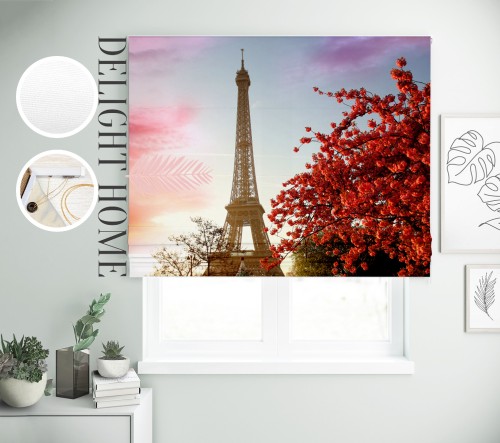 

Римская штора с фотопечатью 00-526 система Light I&H Джуси велюр 200*170 см